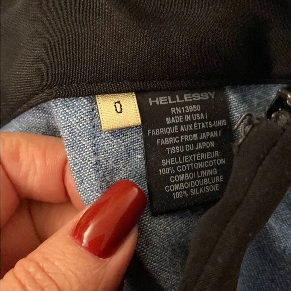 Helplessly Stylish Blue Jeans with Black Sash, US0